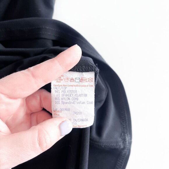 Joseph Ribkoff Women's Blouse Crystal Rhinestone Details Sleeveless Black US 8 - Picture 4 of 6